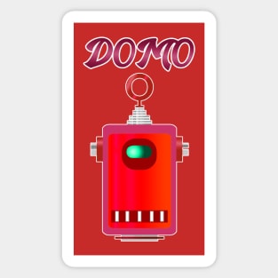 Domo Robot 2 (Red) Sticker